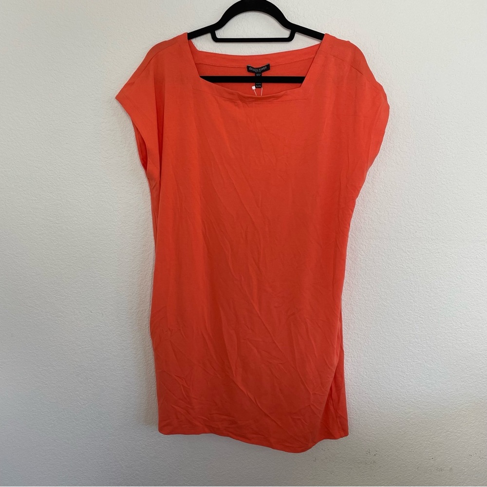 Eileen Fisher size large, petite length classic summer dress.